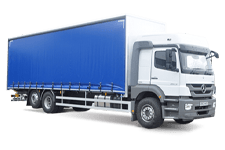 Car Hire Isle of Wight - 26 Tonne Curtain Side Truck - Truck hire Isle of wight